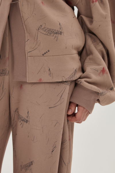 Кардиган свободный UNKE, цвет: бежевый, 2601J009C_P купить онлайн