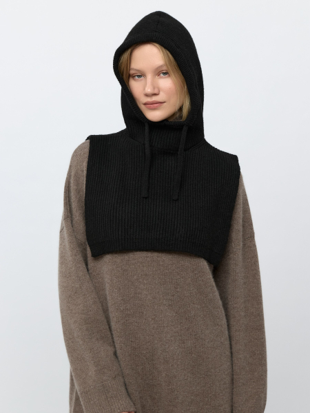 Капор Conso, цвет: Черный KHC 250307 - черный купить онлайн Капор Conso, цвет: Черный KHC 250307 - черный купить онлайн