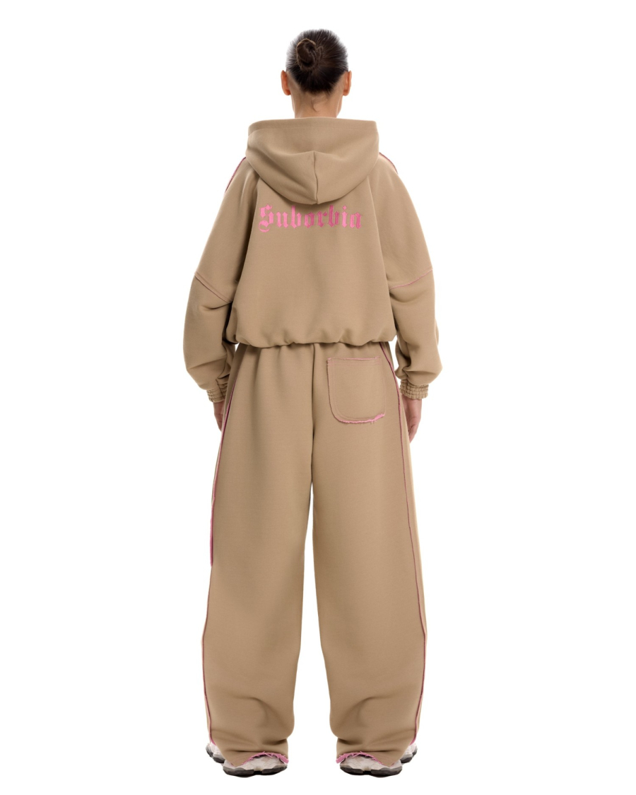 Костюм с палаццо Suborbia, цвет: бежевый, 005800 купить онлайн