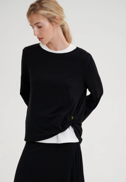 Лонгслив свободного кроя