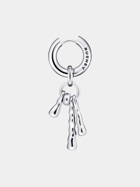 Моносерьга с каплями