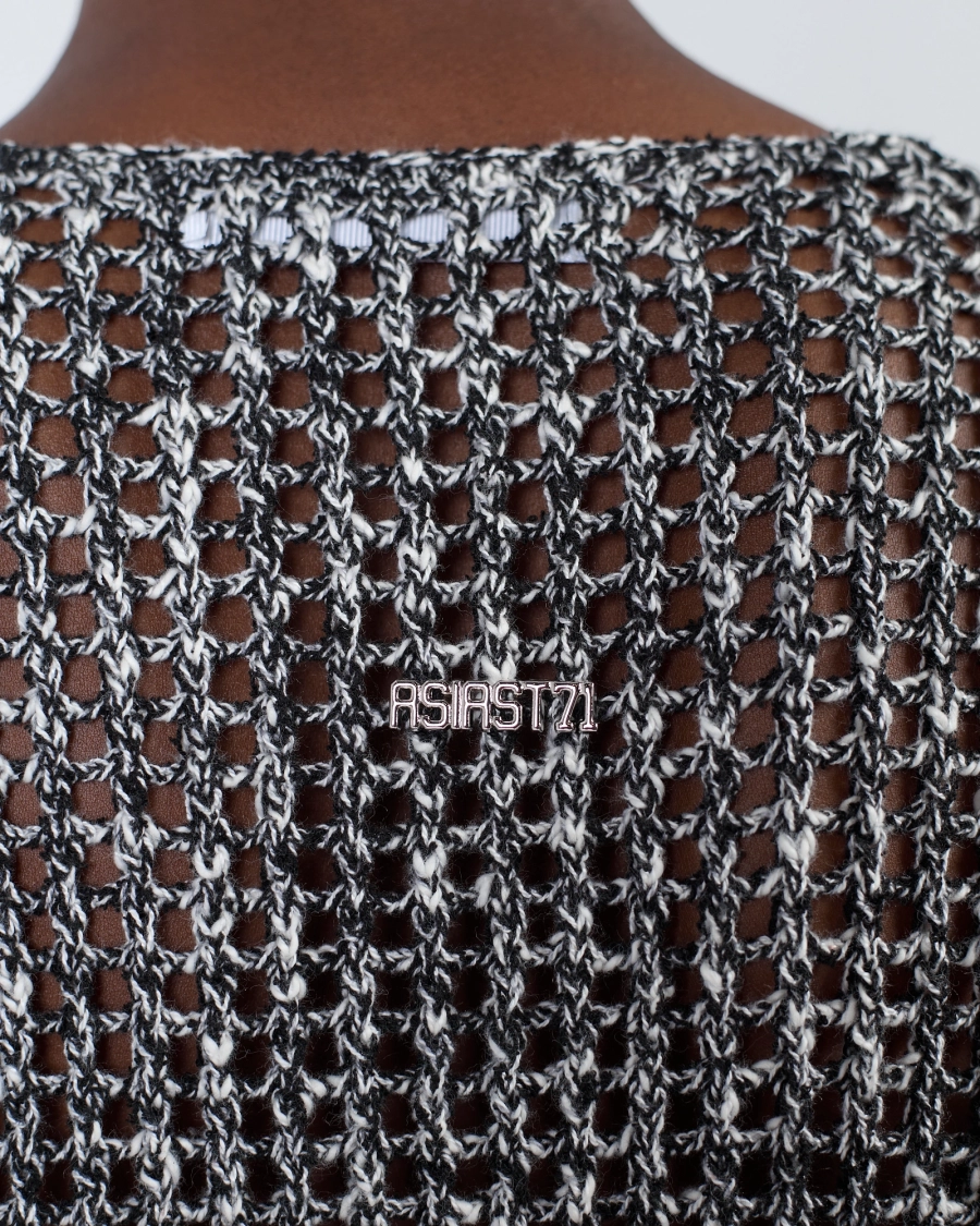 Кардиган вязаный удлиненный ASIA ST 71, цвет: Черный, Ast71.knit-cardy-lounge-black купить онлайн
