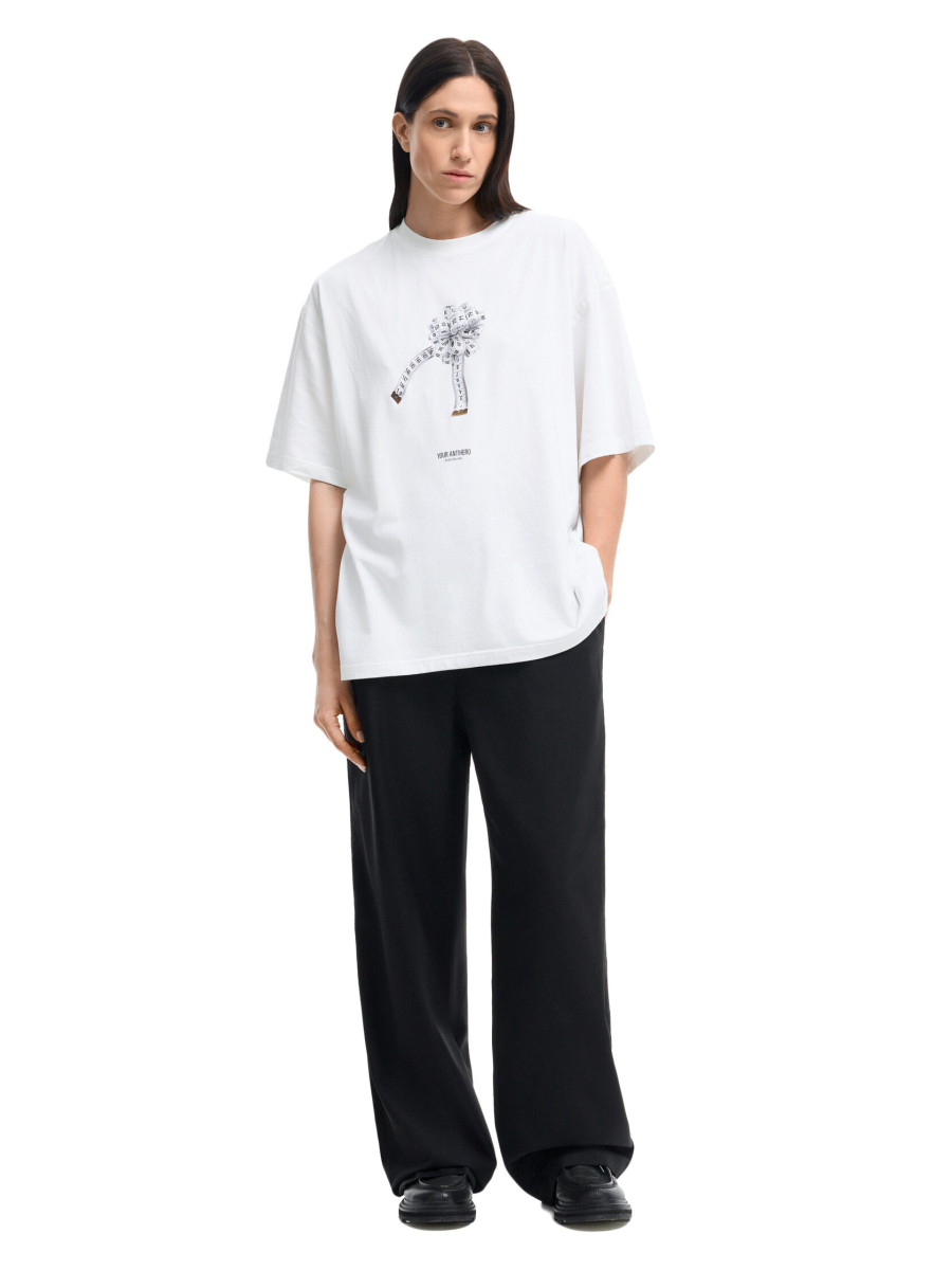 Футболка с принтом ТВОЙ АНТИГЕРОЙ, цвет: белый, #04tsb0101 купить онлайн