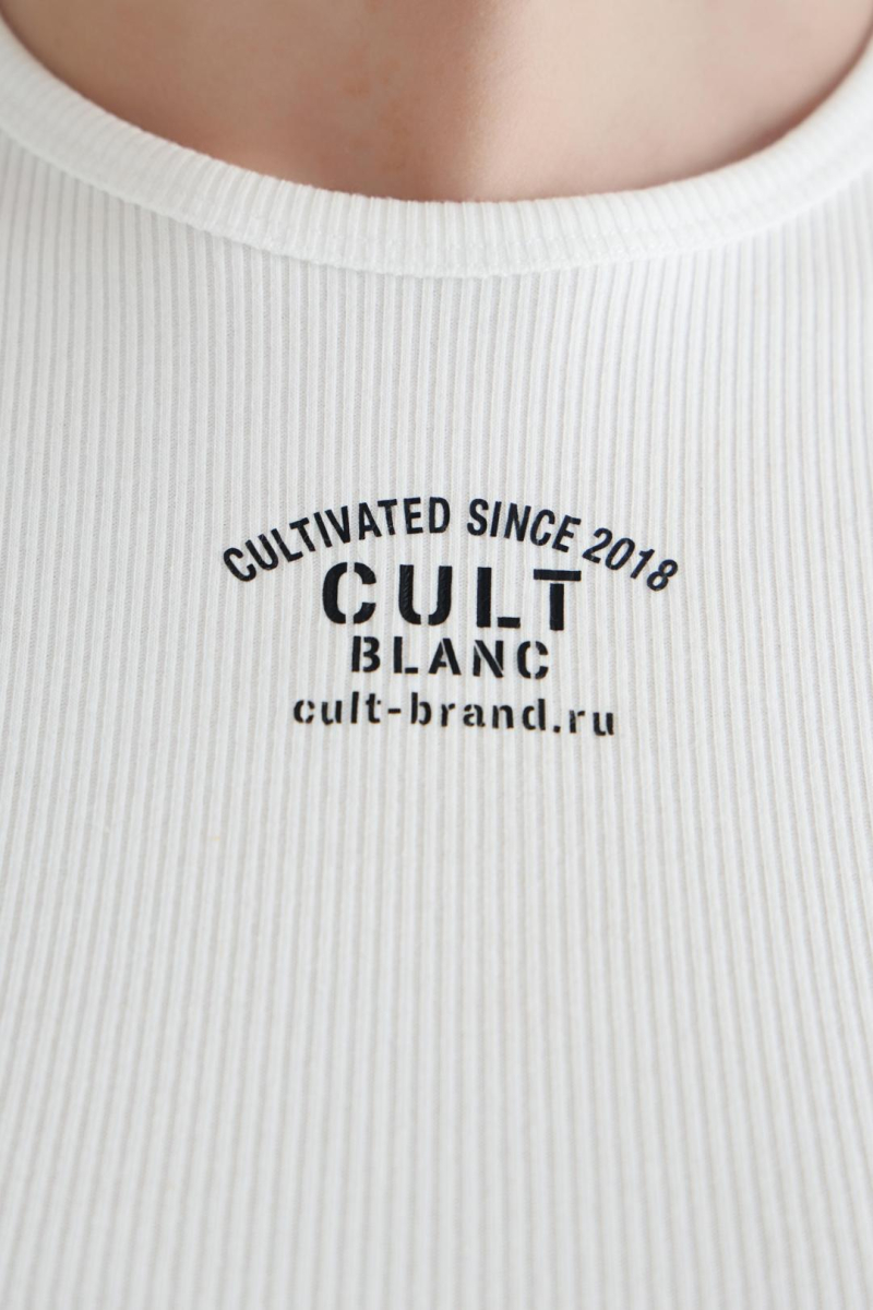Майка женская CULTBASE, цвет: белый,  купить онлайн