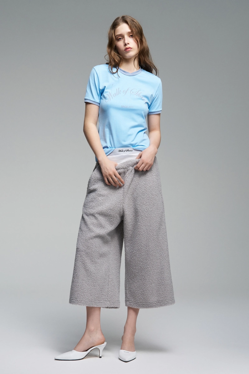 Футболка с принтом WALK OF SHAME, цвет: голубой, TSH014/FW2526 купить онлайн