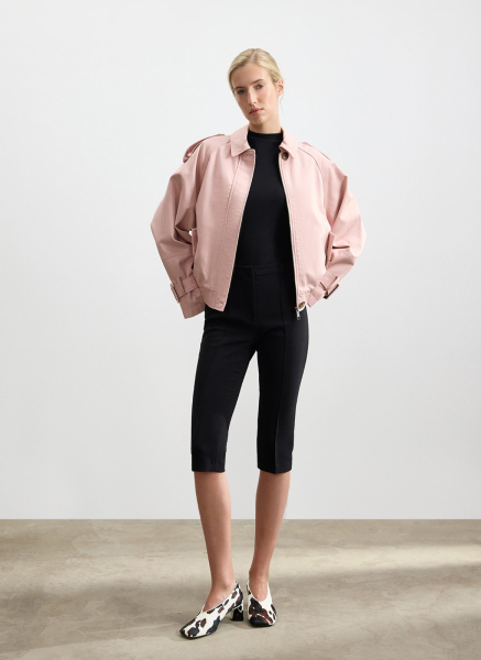 Бомбер из лиоцелла с хлопком ALL WE NEED, цвет: розовый,  купить онлайн