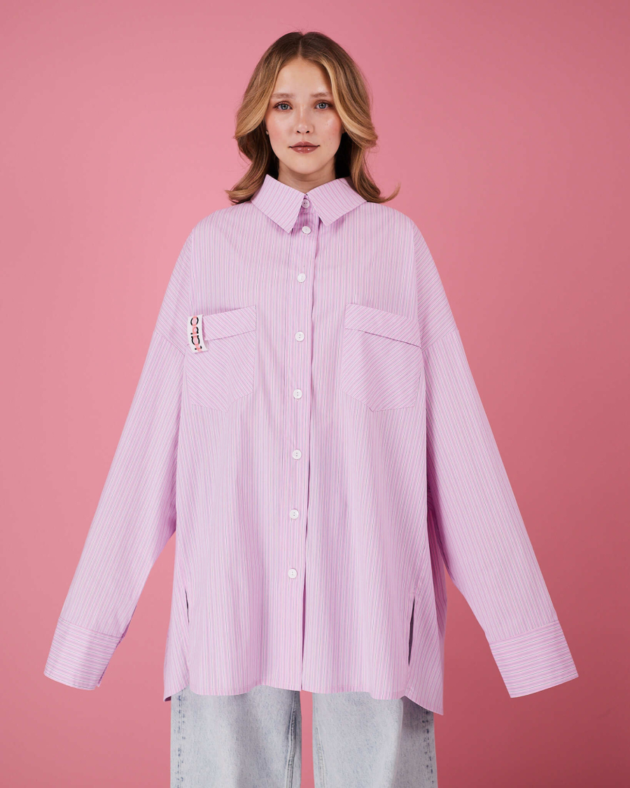 Рубашка макси оверсайз #20