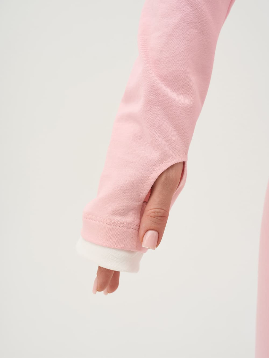 Лонгслив приталенный ONSI, цвет: розовый,  купить онлайн