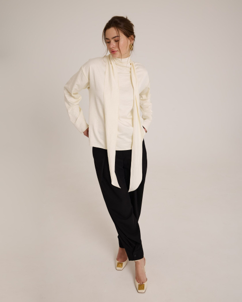 Блуза MILK Anmuse, цвет: белый, BL25S144-MLC купить онлайн