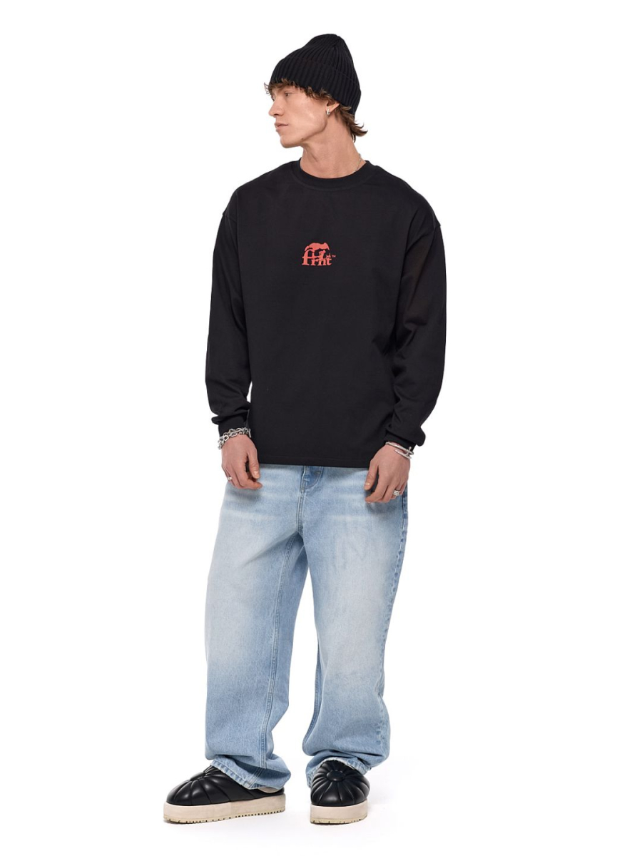 Лонгслив с принтом FRHT, цвет: Черный, LSSKLBK купить онлайн