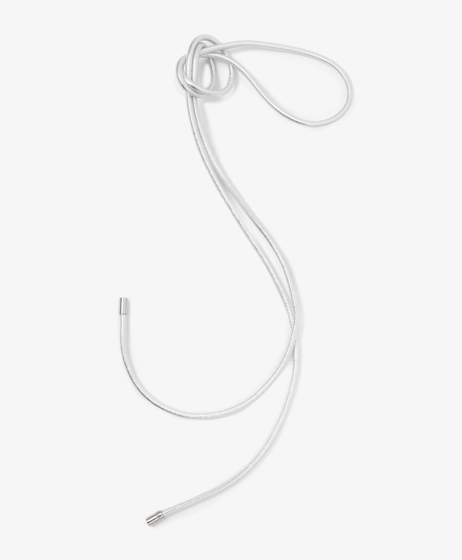 Пояс-шнур из натуральной кожи