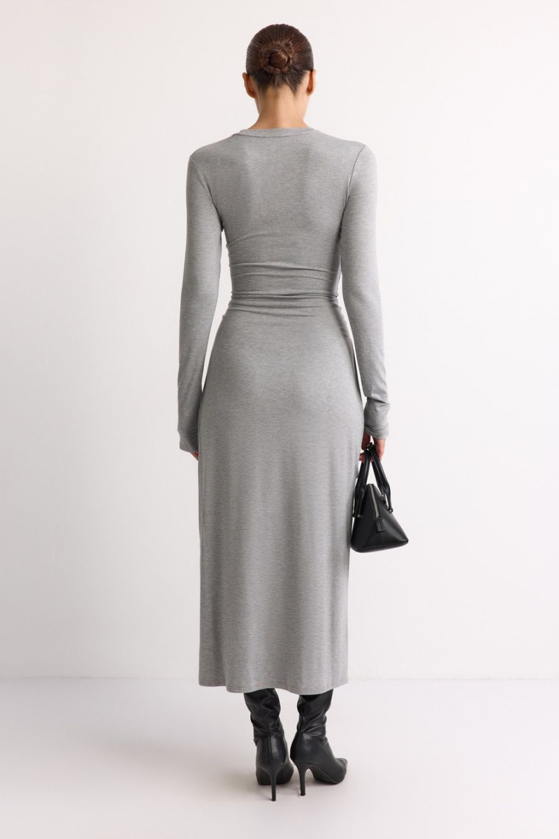 Платье-миди TOPTOP, цвет: серый, TT.011.18490.820 купить онлайн