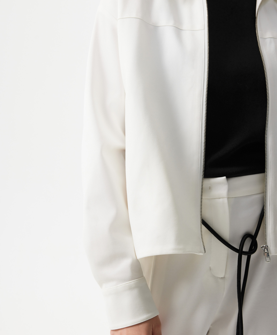Жакет на молнии GLVR, цвет: белый, 126G21GAC1903 купить онлайн