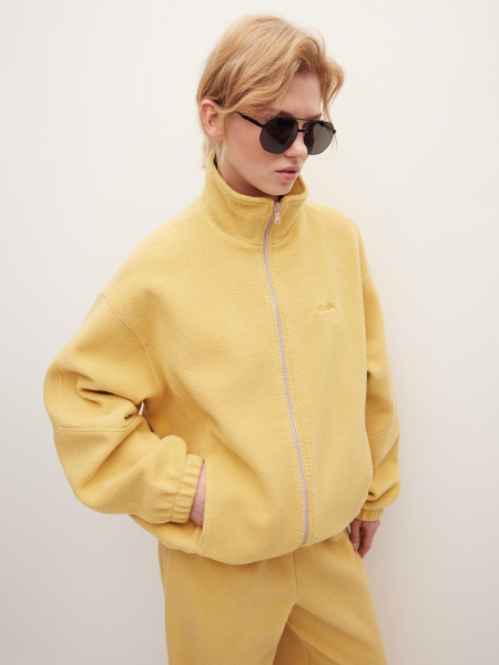 Толстовка из флиса Chaika, цвет: оранжевый, AW25HO02-42 купить онлайн