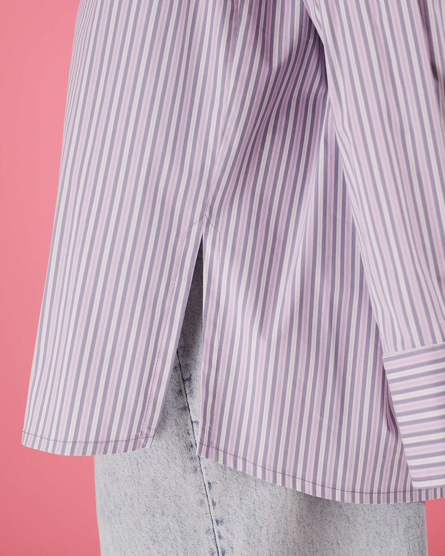 Рубашка макси оверсайз #33 TABOO, цвет: серый, Rub33 купить онлайн