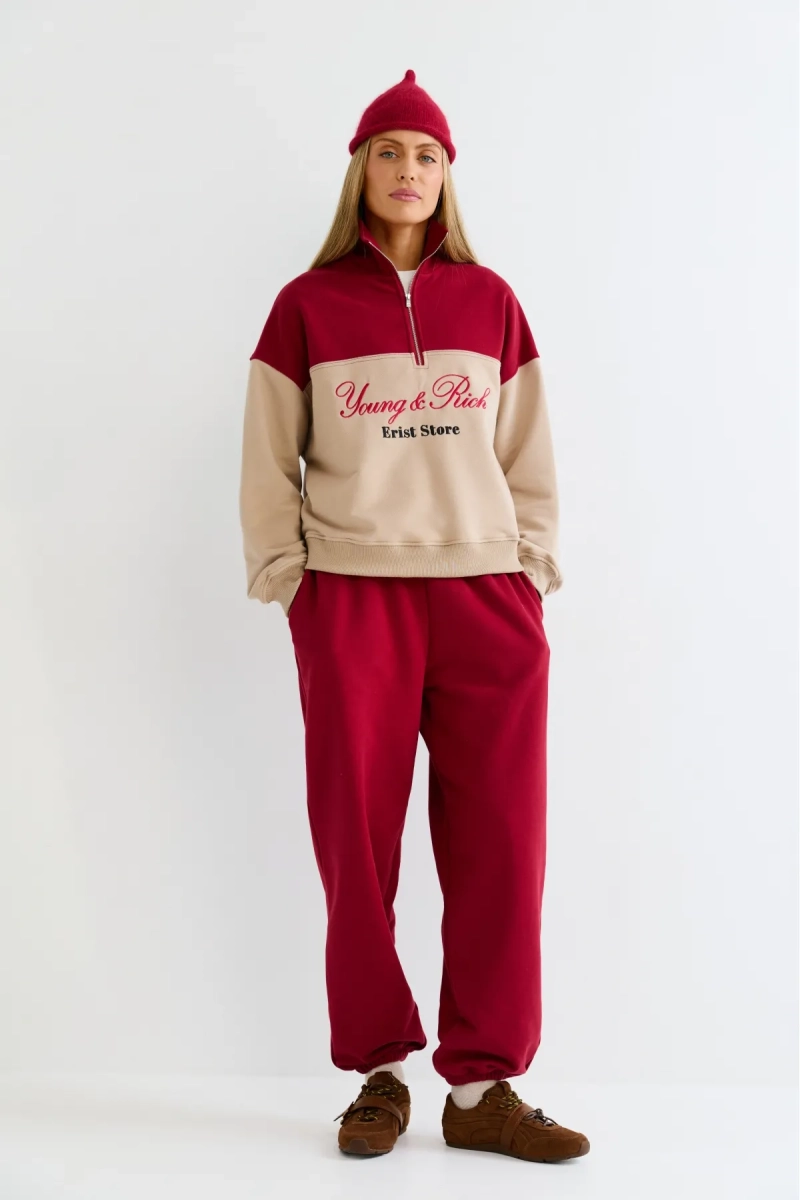 Анорак в контрастных цветах Erist store, цвет: красный, НФ-00003169 купить онлайн