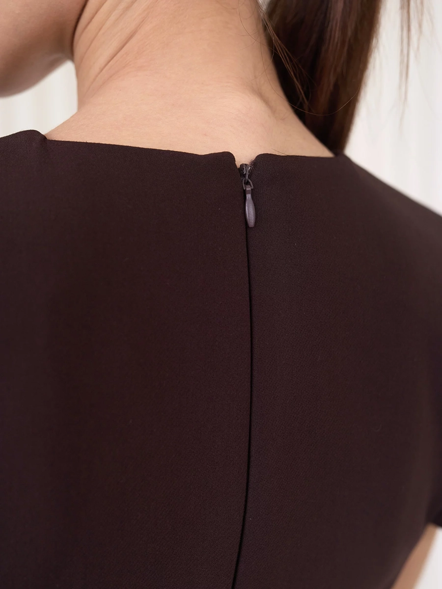 Платье с рельефами и крыльями I.B.W., цвет: шоколад, DR068 купить онлайн