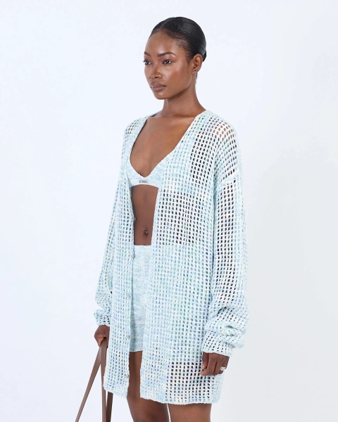 Кардиган вязаный удлиненный ASIA ST 71, цвет: синий, Ast71.knit-cardy-lounge-blue купить онлайн