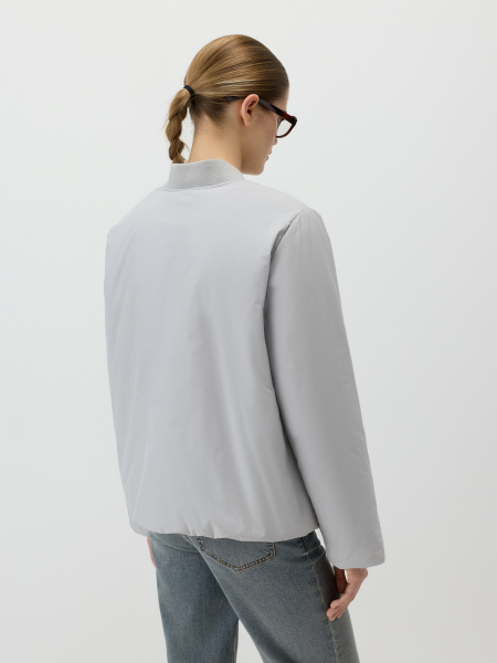 Утепленная куртка-бомбер Conso, цвет: серый, SES 260106 - серый купить онлайн