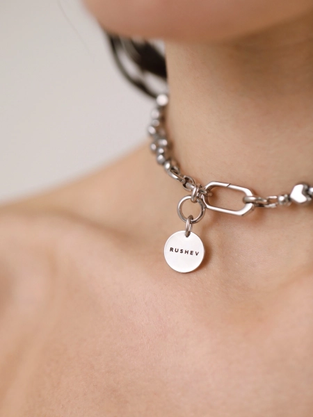 Чокер из гематитовых сердец RUSHEV RSHV_CH_H1 купить онлайн