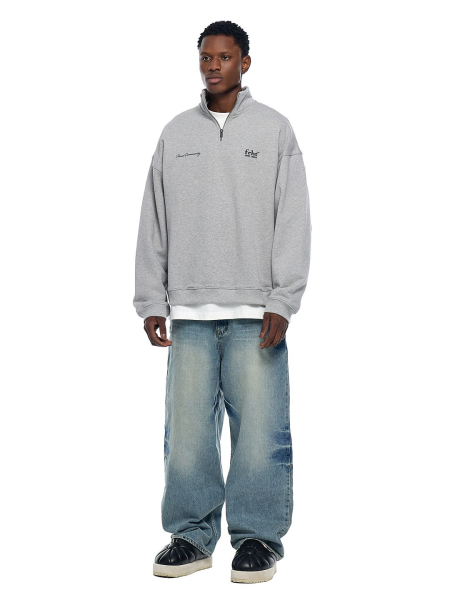 Свитшот FRHT, цвет: меланж, SWTHLFZIPMLG купить онлайн