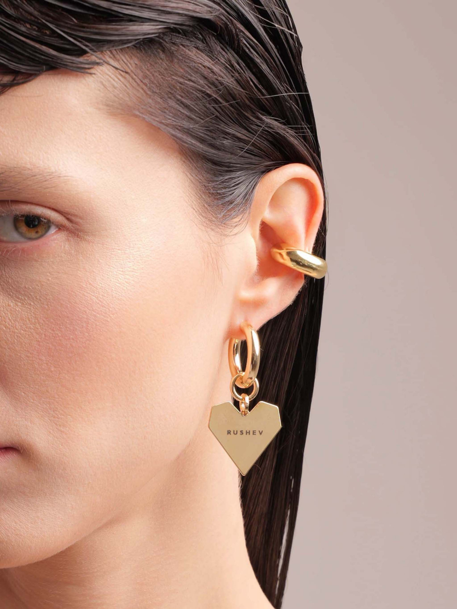 Моносерьга Сердце RUSHEV RSHV_MONO_G1H купить онлайн