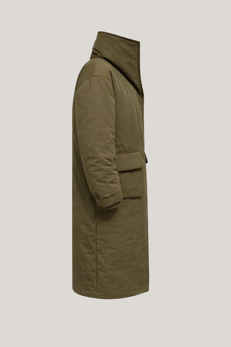 Куртка макси уютная UNKE, цвет: хаки, 2601C002P_GR купить онлайн