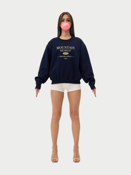 Свитшот с начесом