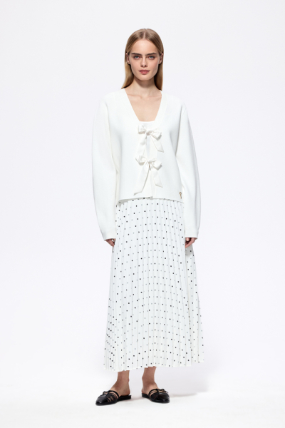 Юбка-плиссе с принтом