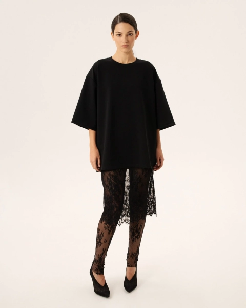 Юбка из кружева Anmuse, цвет: Черный, SKT24W123-BLC купить онлайн