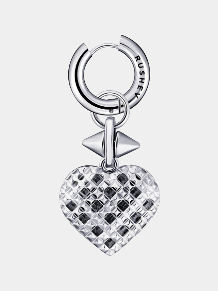 Моносерьга с сердцем RUSHEV RSHV_N25_MN4 купить онлайн