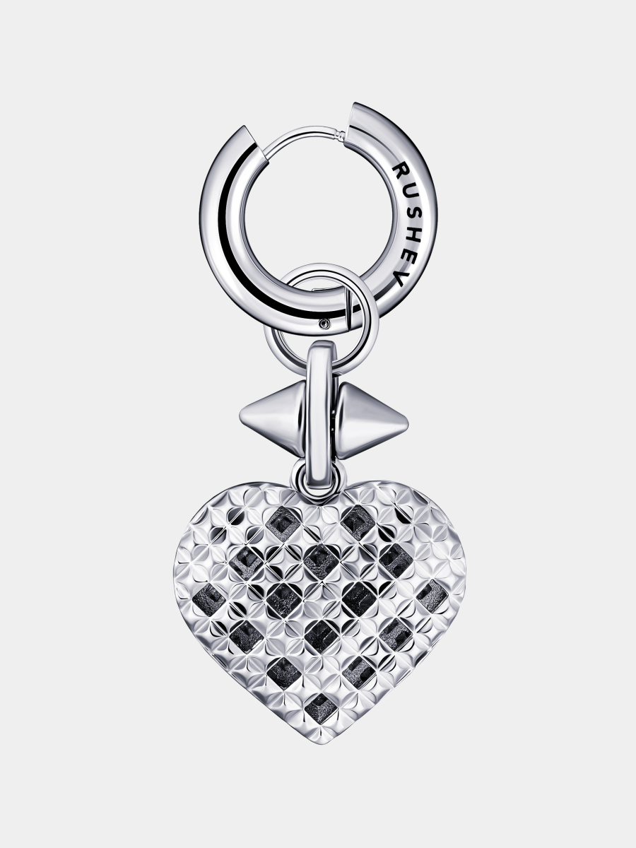 Моносерьга с сердцем RUSHEV RSHV_N25_MN4 купить онлайн