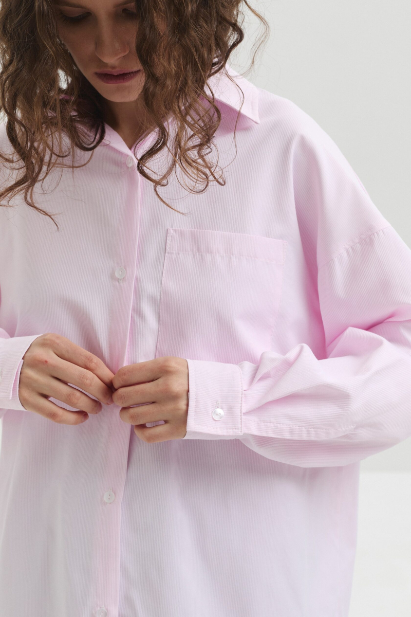 Рубашка с косынкой marte, цвет: розовый,  купить онлайн