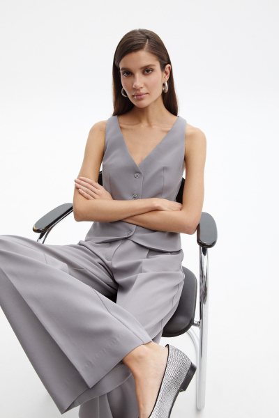 Жилет классический Charmstore, цвет: серый, 2110-1224-1000 купить онлайн