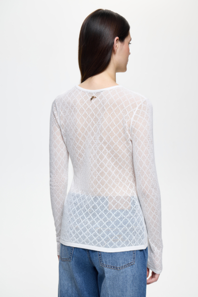 Джемпер ажурный DREAMS BY ALENA AKHMADULLINA, цвет: белый, 225104140304164/102000 купить онлайн