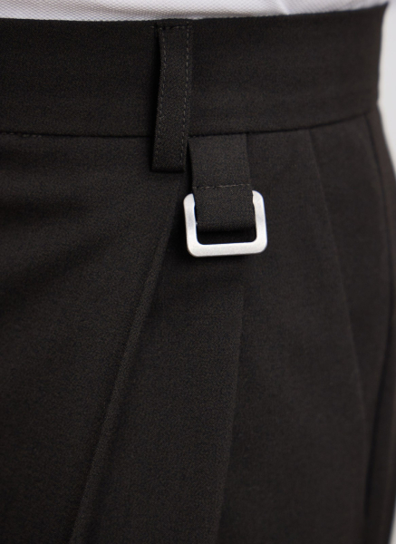 Широкие брюки из костюмной ткани ALL WE NEED, цвет: коричневый,  купить онлайн