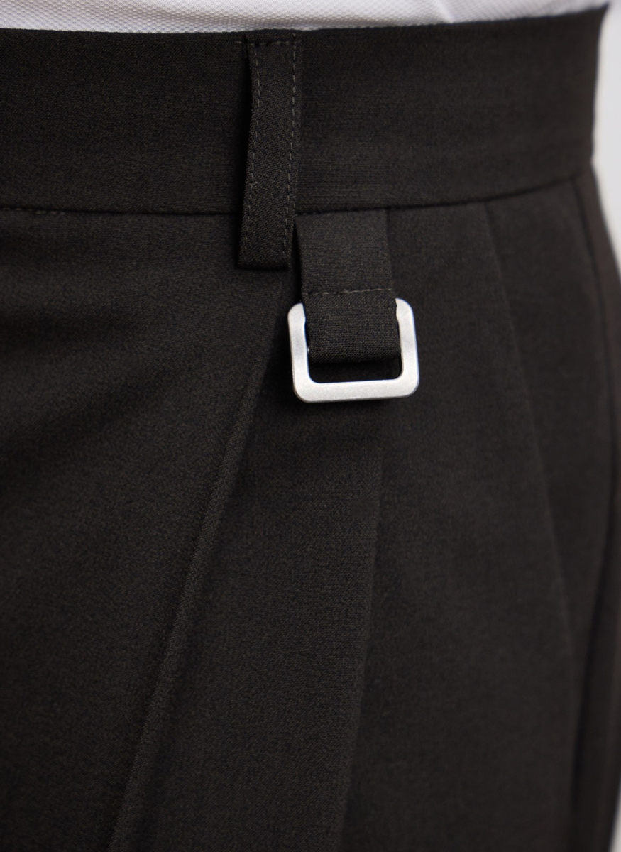 Широкие брюки из костюмной ткани ALL WE NEED, цвет: коричневый,  купить онлайн