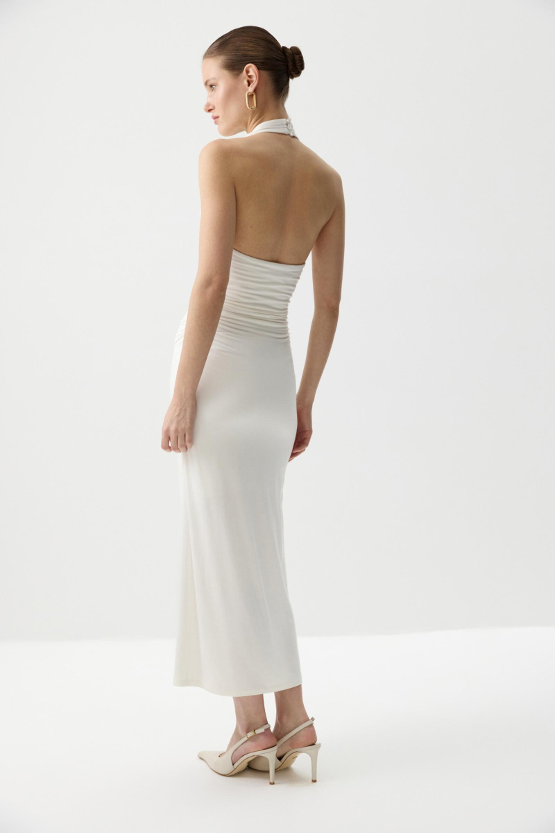 Платье с открытой спиной Charmstore, цвет: белый, 207-52965-111 купить онлайн