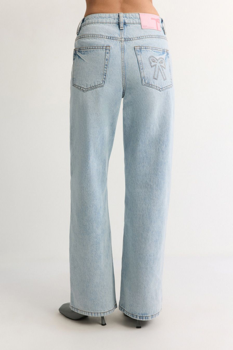 Джинсы прямые TOPTOP, цвет: голубой, TT.036.18787.600 купить онлайн