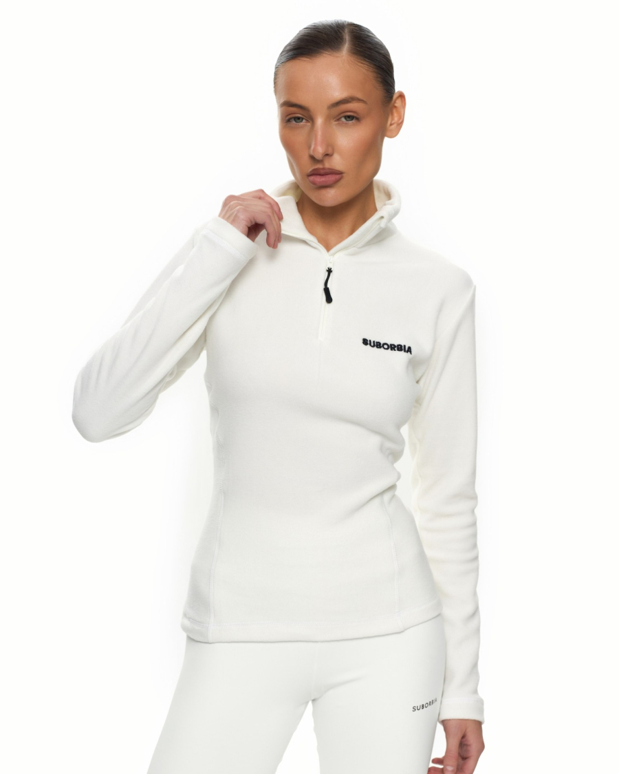 Анорак из флиса Suborbia, цвет: белый, 006350 купить онлайн