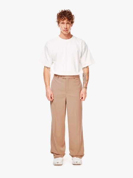 Брюки прямого кроя p.p.s., цвет: песочный, P_0928.00.00.BRN купить онлайн Брюки прямого кроя p.p.s., цвет: песочный, P_0928.00.00.BRN купить онлайн