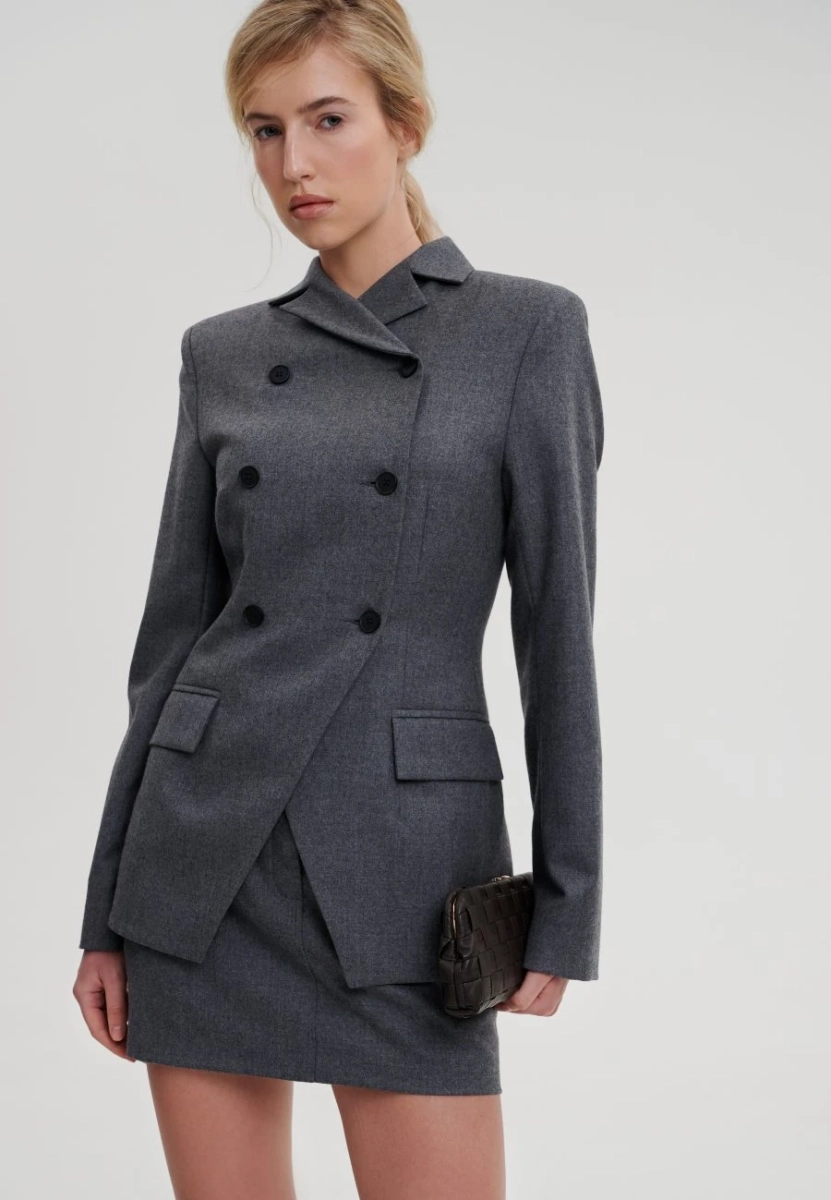 Юбка-мини CHUBA, цвет: серый,  купить онлайн