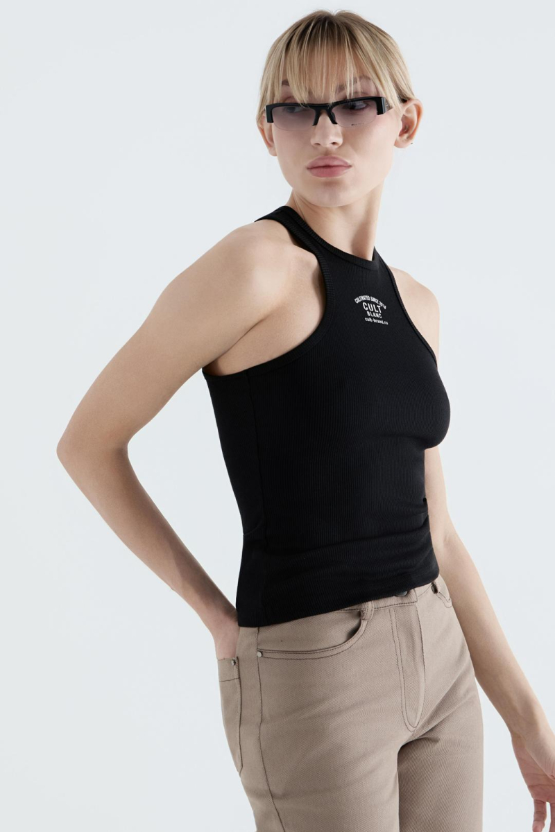 Майка женская CULTBASE, цвет: Черный,  купить онлайн