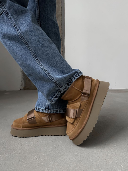 Угги на липучках SBALO, цвет: рыжий SUG8-2 купить онлайн Угги на липучках SBALO, цвет: рыжий SUG8-2 купить онлайн