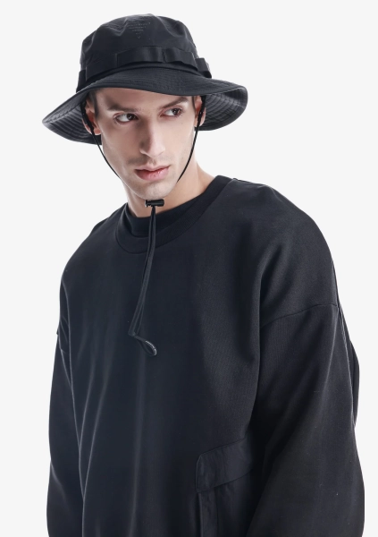 Панама с широкими полями KRAKATAU, цвет: Черный Pu95-1 | новая мужская коллекция купить онлайн