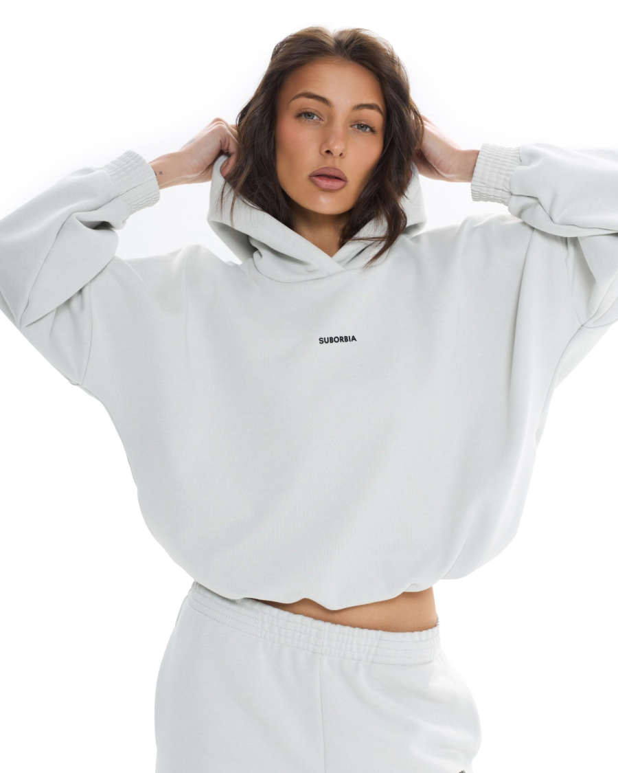 Костюм с худи Suborbia, цвет: белый, 006560 купить онлайн