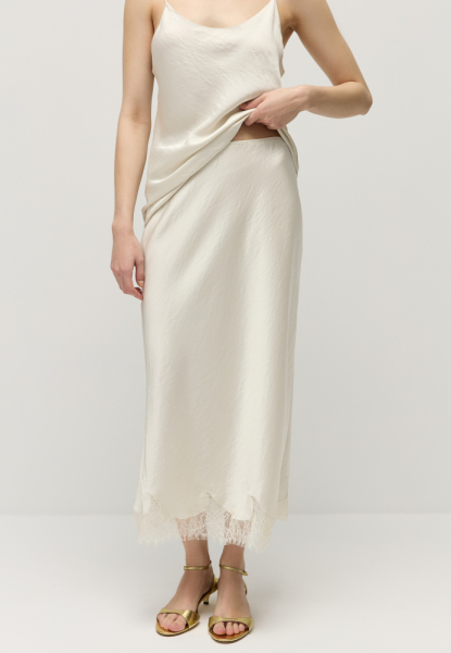 Юбка с кружевом