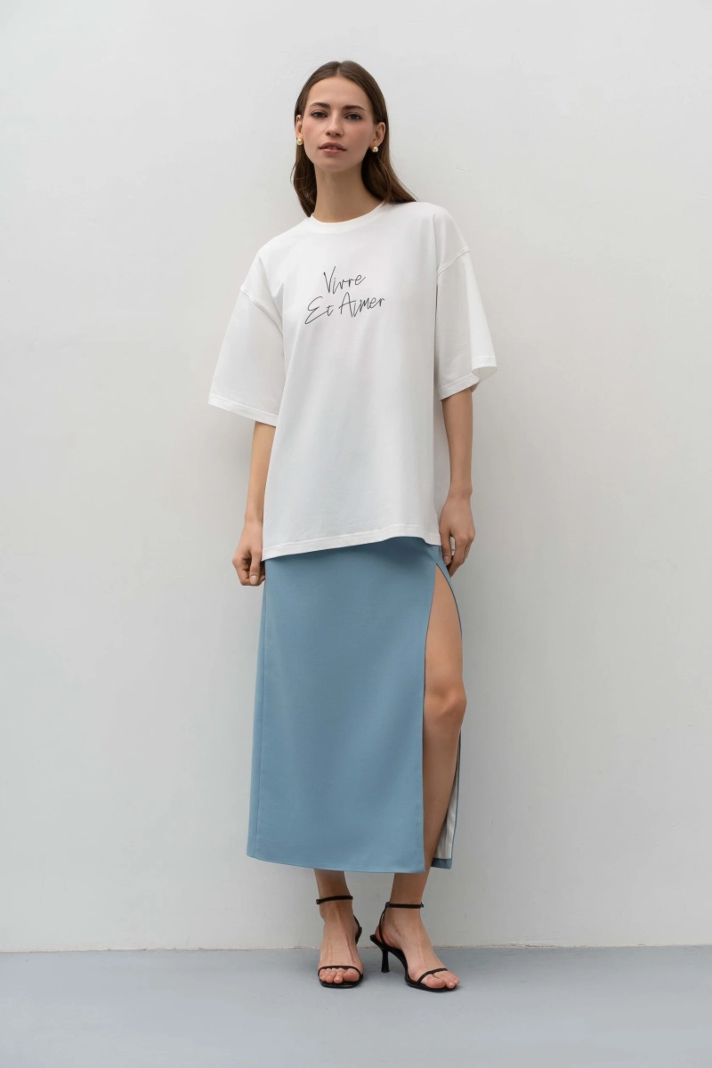 Футболка с принтом TRES, цвет: молочный, НФ-00000456 купить онлайн