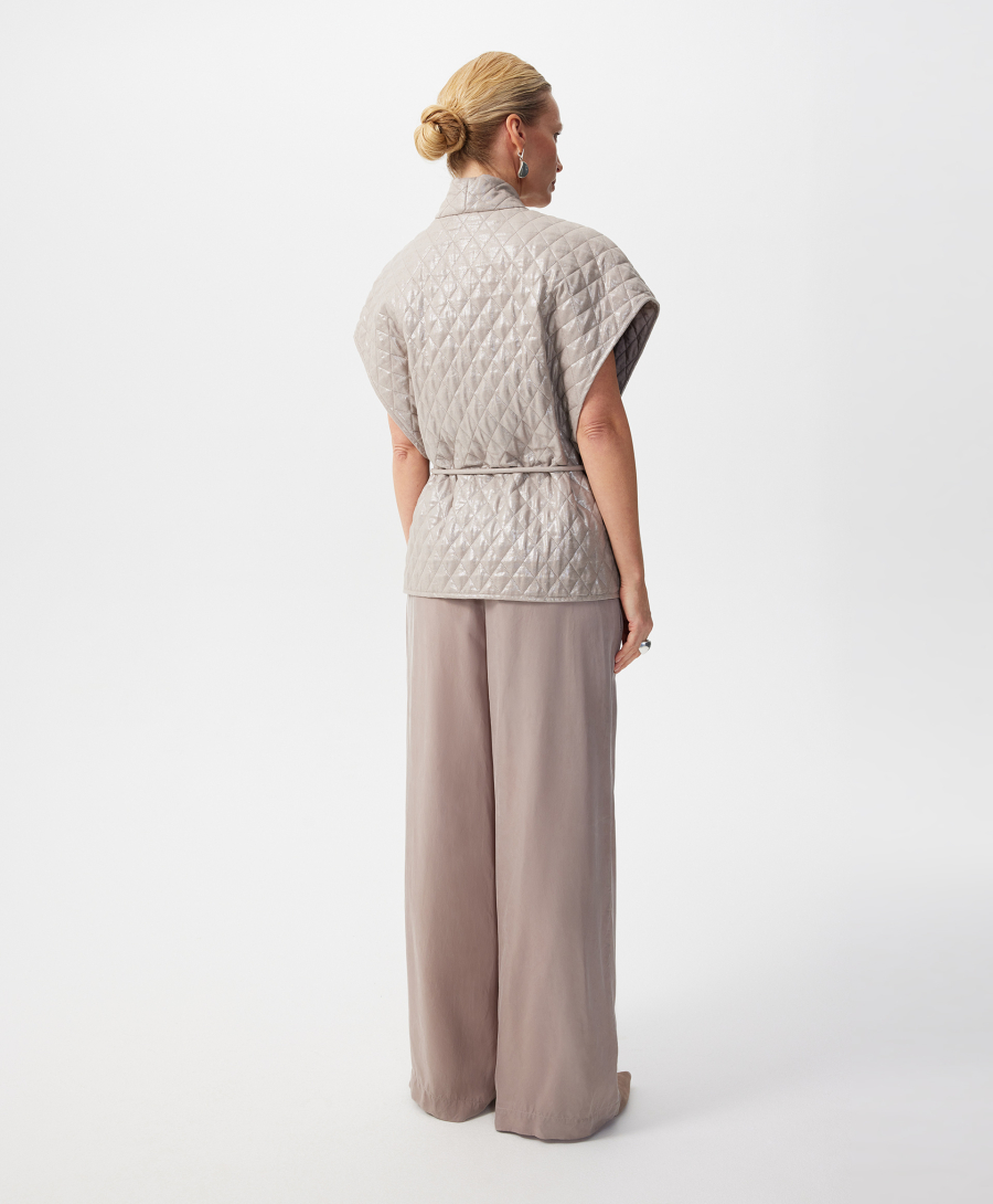 Стеганый легкий жилет GLVR, цвет: серый, 126G22GAC4707 купить онлайн