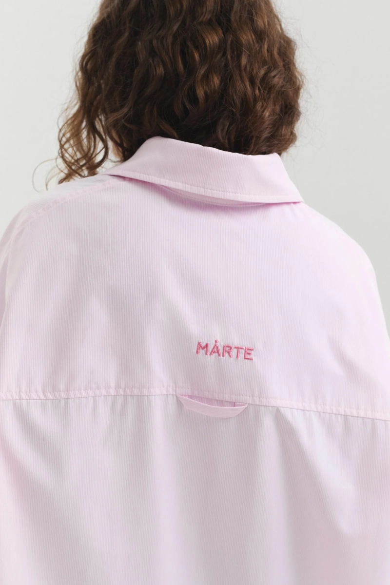 Рубашка с косынкой marte, цвет: розовый,  купить онлайн